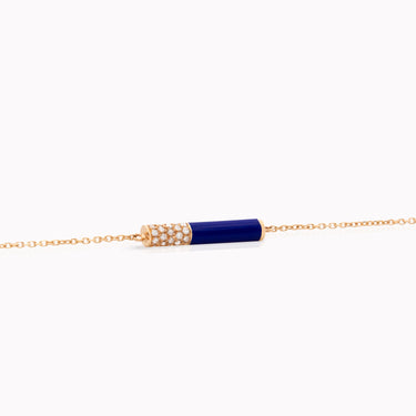 Gaudi Cylinder Bracelet with Diamonds