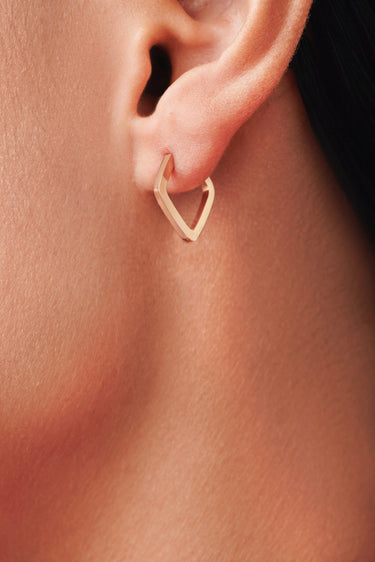 Gaudi Geometric Hoop Earring