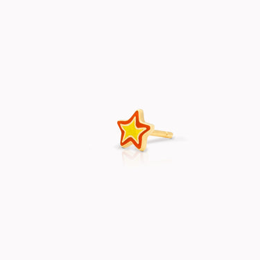Kids Star Earring with enamel
