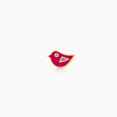 Kids Bird Earring with enamel