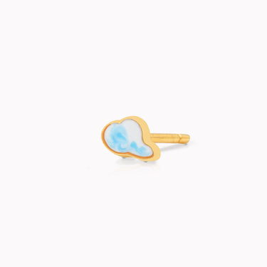 Kids Cloud Earring with enamel