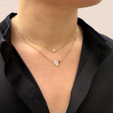 Pear Diamonds Necklace