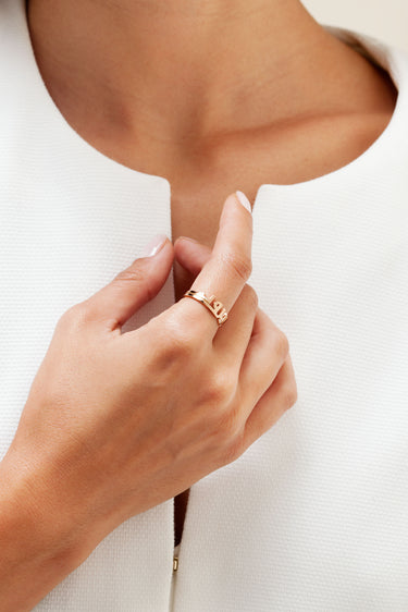 Beirut Ring with Diamonds
