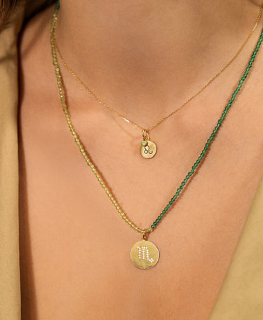 Leo Charm Birthstone Peridot